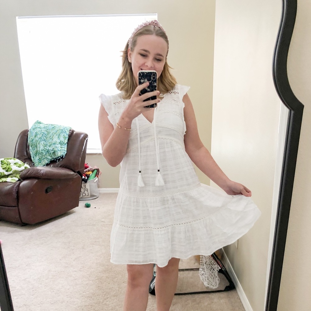White Casual Sundress